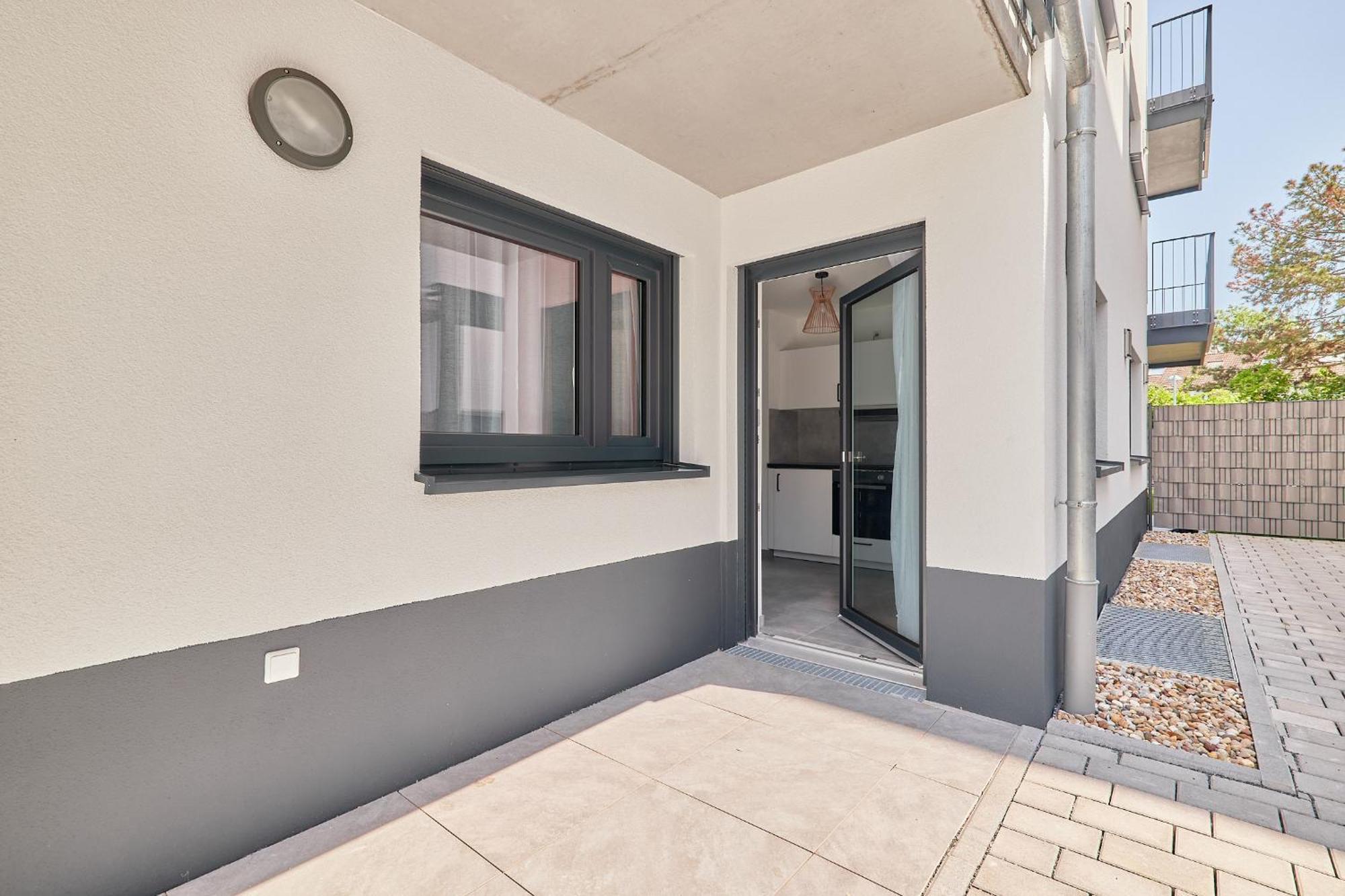 Elegantes 2 Zimmer Apartment Neubau Top Lage MHG Exteriör bild